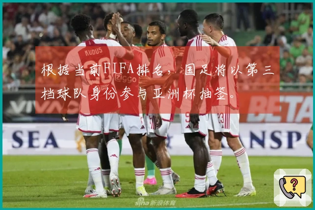 根据当前FIFA排名，国足将以第三档球队身份参与亚洲杯抽签。