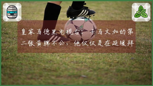 皇家马德里电视台：卡马文加的第二张黄牌不公，他仅仅是在延缓拜仁的开球时间。